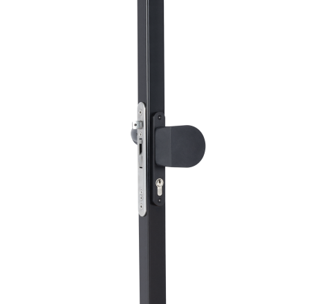 Пара анодированных алюминиевых ручек с закругленными краями в двух возможных комбинациях 3006HOLD