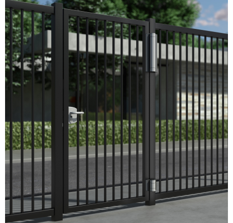 Моторизована петля та доводчик в одному для пішохідних воріт MAGNUS