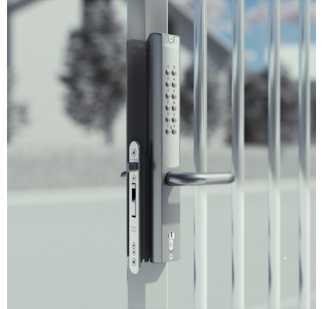 Кодовая панель на батарейках для замков на уличные калитки VERA-1