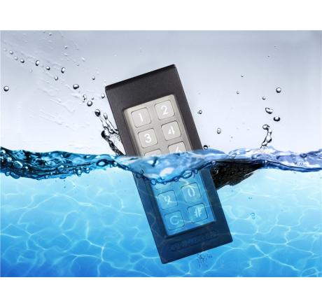 Панель кодова водонепроникна з 2-ма вбудованими реле для контролю доступу для хвірток SLIMSTONE-2