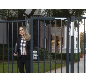 Замок кодовый накладной на батарейках для калитки VALENTINO LOKQY2