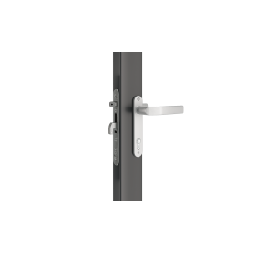 Врезной замок с выносом отверстия для ключа 60 мм для профилей мин. ширины от 80 мм EIGHTYLOCK