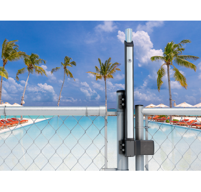 Элегантный и прочный магнитный фиксатор с защитой “от детей” для бассейнов и парков FORTIMA