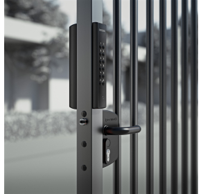 Накладной замок кодовый с внешней клавиатурой на батарейках VOLTA LNKQ 1